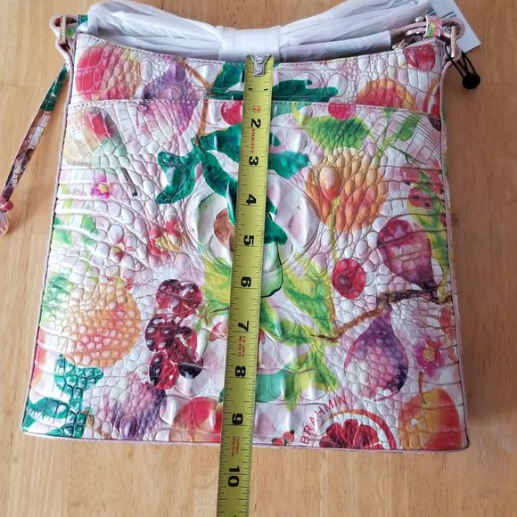 BRAHMIN Purse Katherine Fruit Salad Ombre Melbourne Crossbody Bag - Picture 12 of 16